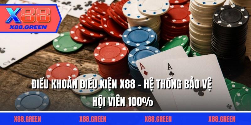 Điều Khoản Điều Kiện X88 - Hệ Thống Bảo Vệ Hội Viên 100%